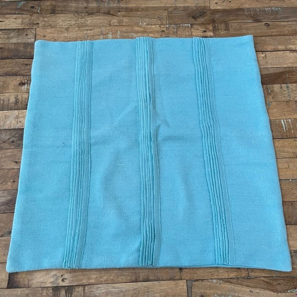 Nate Berkus Wool Blend Decorative Pillow Sham Sky Blue 21 x 21 in